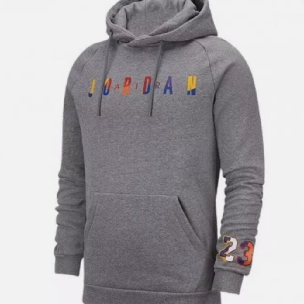 New Nike Men' Jordan Sports DNA Hbr Fleece Pull Over Hoodie Size: Small
